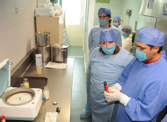 Visita Unicef banco de leche materna