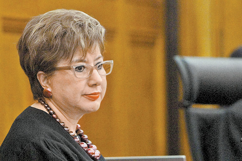 La ministra Margarita Luna Ramos.