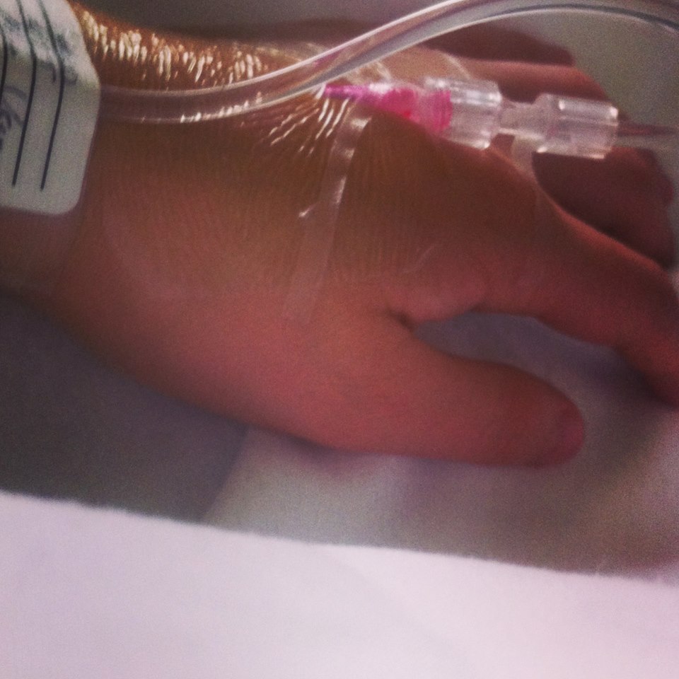 Marifer estuvo 2 semanas en el hospital. 