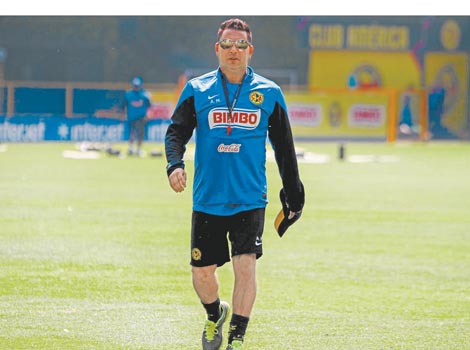 Mohmed en un entrenamiento en Coapa.