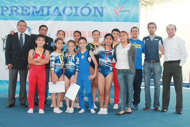 Ganadores del campeonato estatal de Gimnasia de Trampolín.