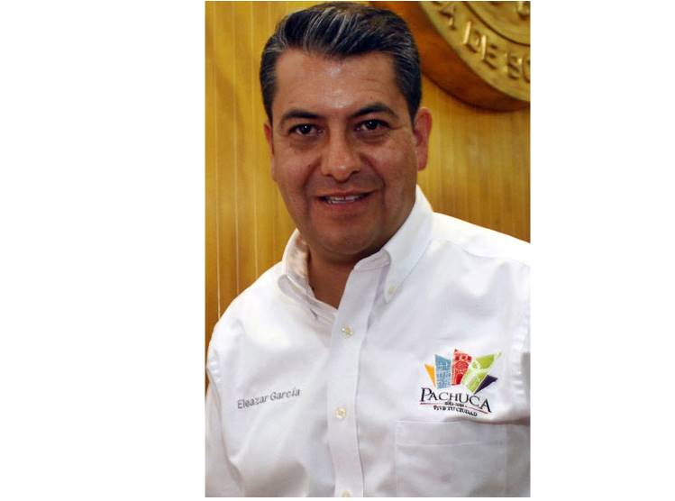 Eleazar García, alcalde de Pachuca. 