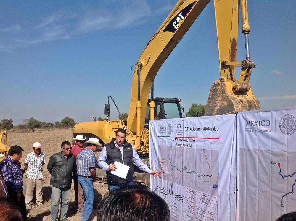 Anuncia la SCT Hidalgo más obras. 