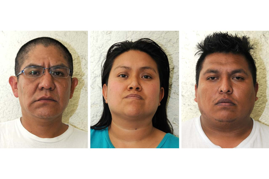Los detenidos fueron José Antonio Irigoyen Zamora, Luis Miguel Rojas Irigoyen e Ivón Josefina González Rico.