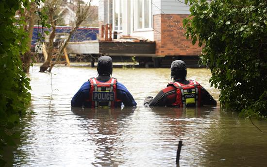 Inundaciones Gran Bretaña afectaron al campo