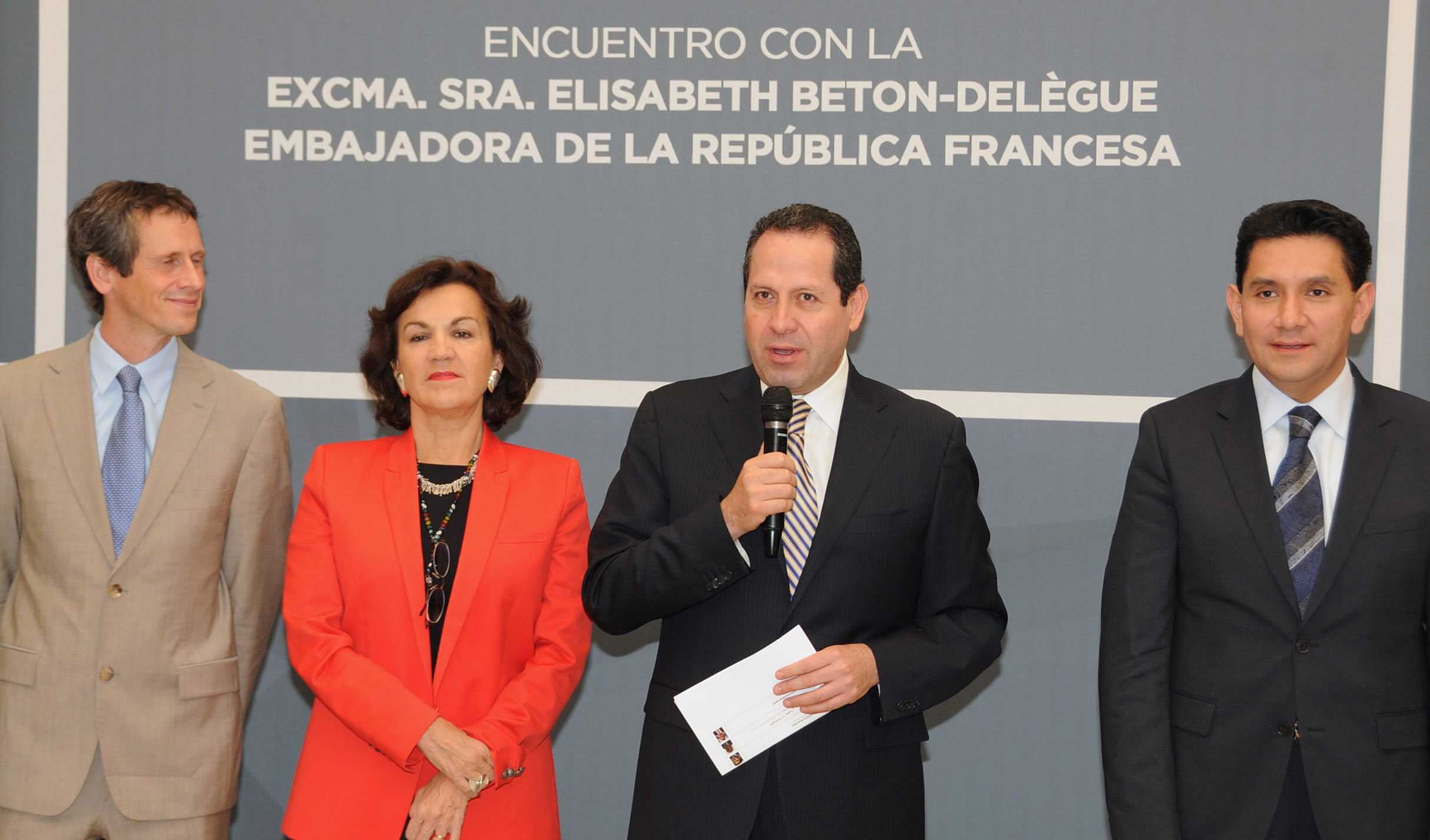 En el evento.