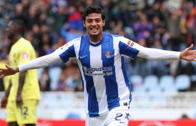 Carlos Vela, delantero de la Real Sociedad