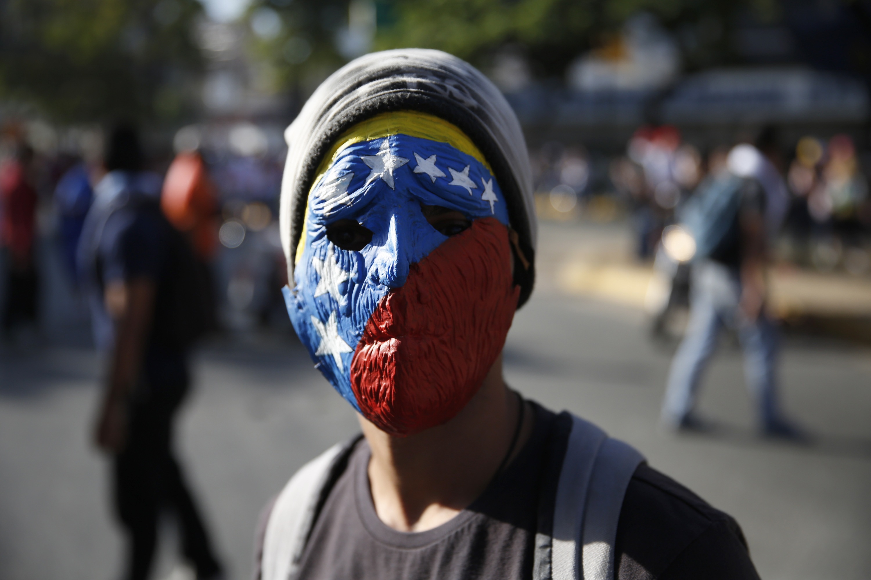 Manifestante venezolano