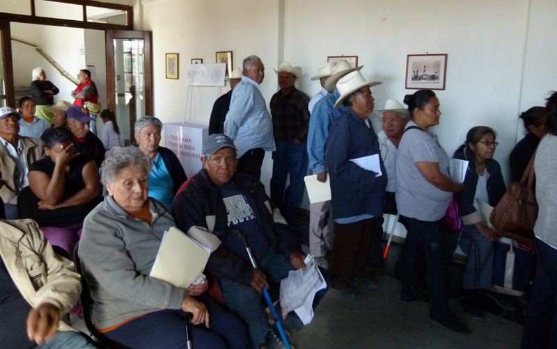 Provienen principalmente de ejidos y del área rural, recibirán su primer cheque en abril.