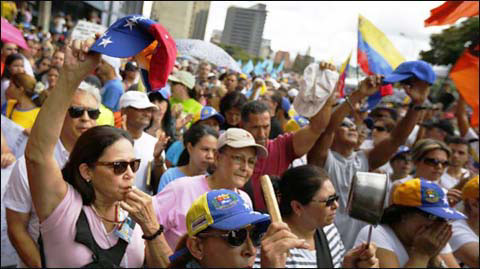 Venezolanos en Miami  se unen a prostestas