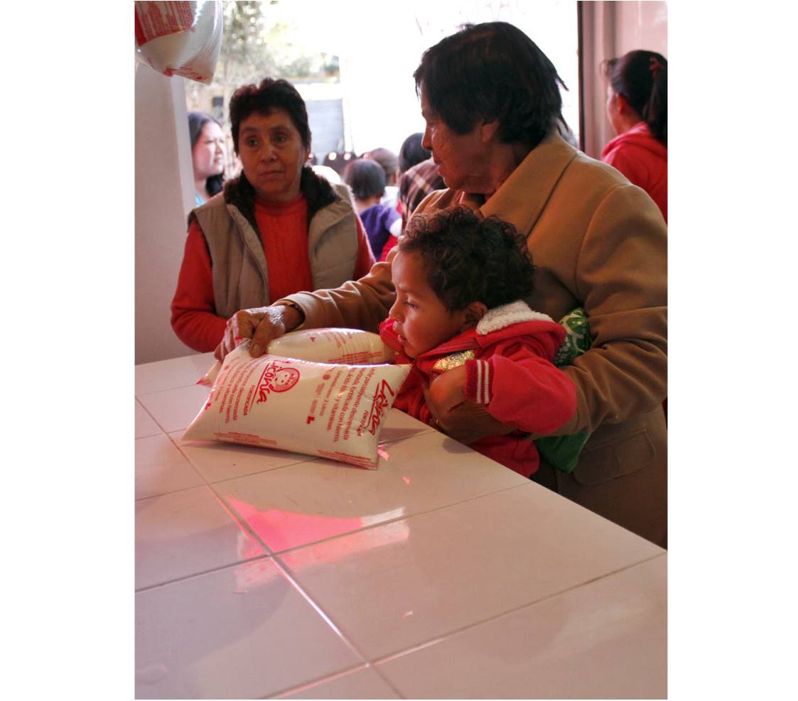 En Pachuca actualmente hay 20 lecherías de Liconsa. 