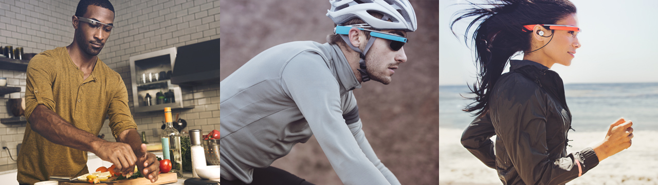 Google aconseja no usar las gafas cuando se están haciendo actividades deportivas.