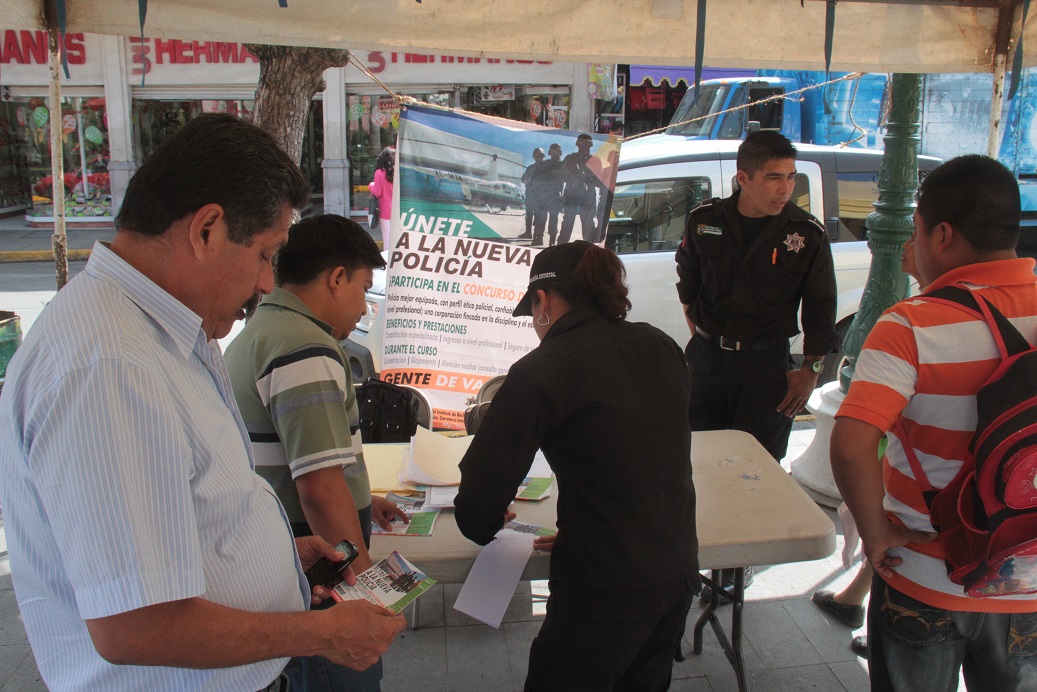 A 8 días de instalado el módulo de la Policia Estatal en Tampico se han registrado a 64 personas.