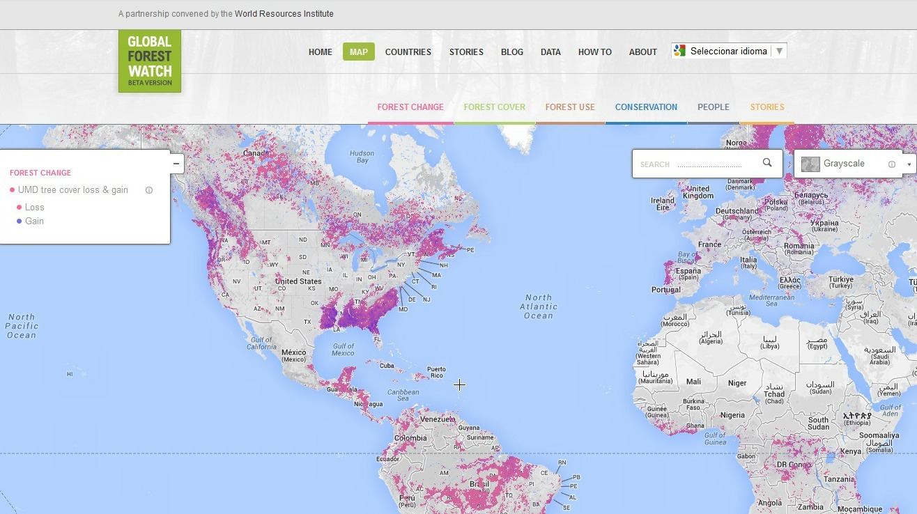 La base le permitirá a cualquier persona verificar a través de internet los bosques protegidos.