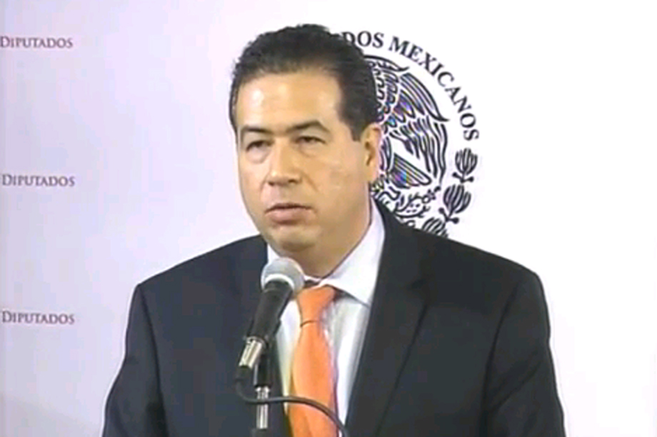 Diputado Ricardo Mejía Berdeja, vice coordinador del Grupo Parlamentario de Movimiento Ciudadano.
