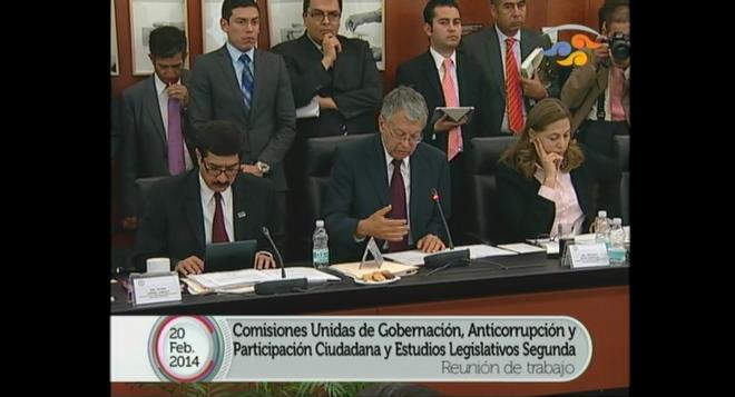 El senador perredista Manuel Camacho 