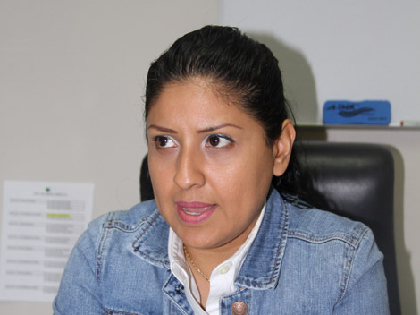 La coordinadora de los regidores panistas en el Ayuntamiento de Monterrey.