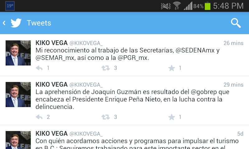 Kiko Vega tuits
