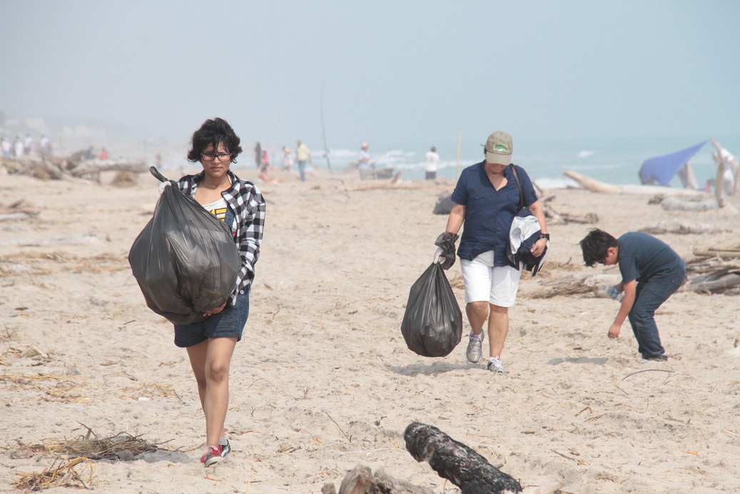 Alejandrina López de Román, representante de Ocean Conservancy, expuso que durante las últimas jornadas de limpieza que llevan a cabo asociaciones com
