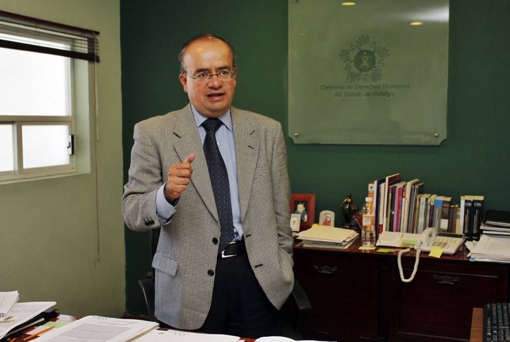 Humberto Vieyra Alamilla, primer visitador de la Comisión de Derechos Humanos. 