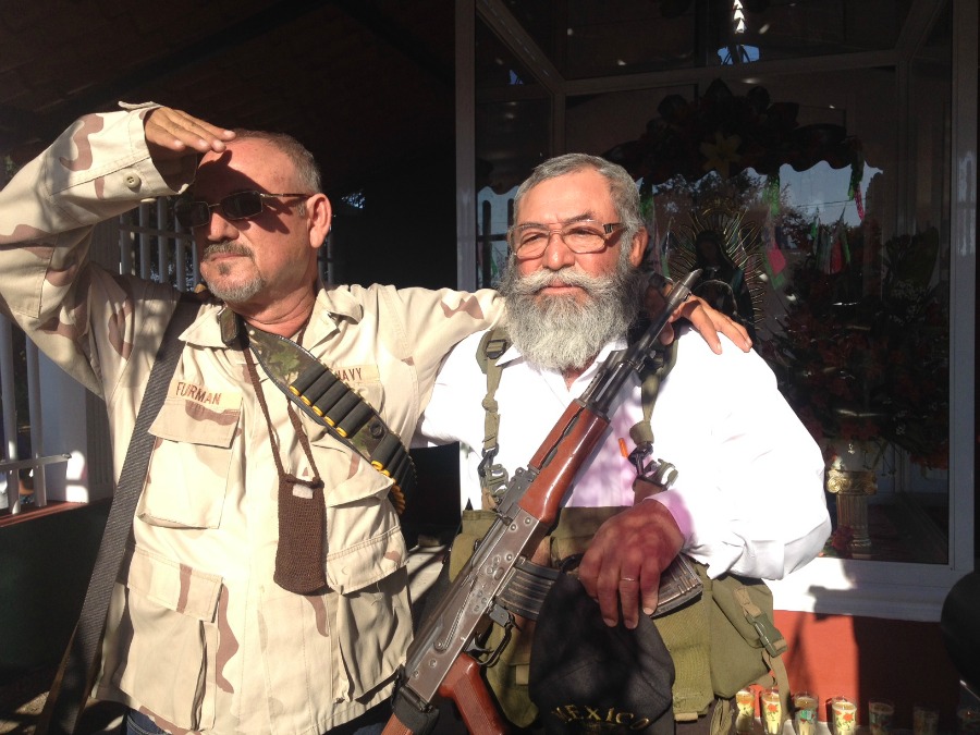 Primer aniversario de autodefensas en Michoacán