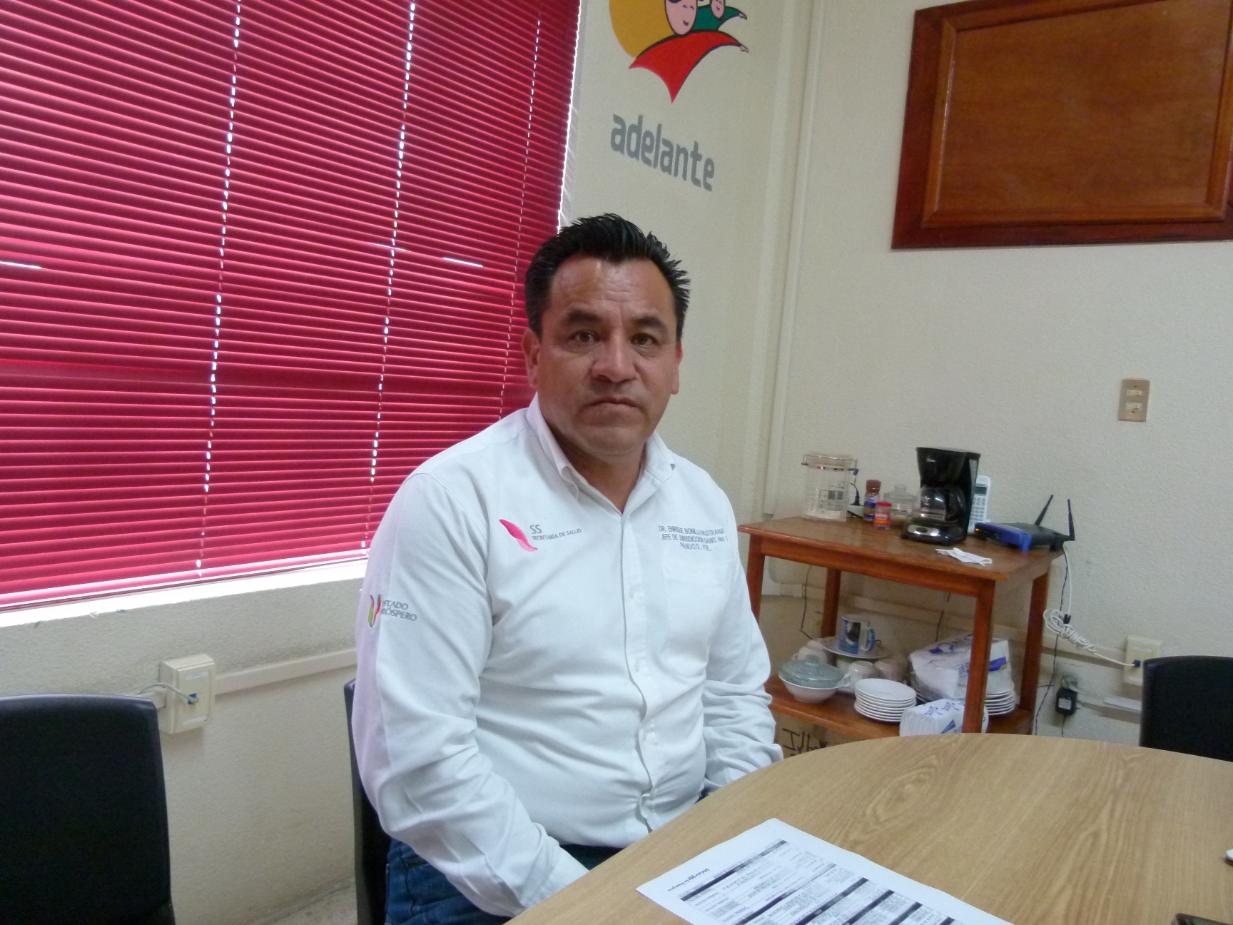 Hay disponibilidad para contratar profesionistas de salud: Enrique Bonilla.