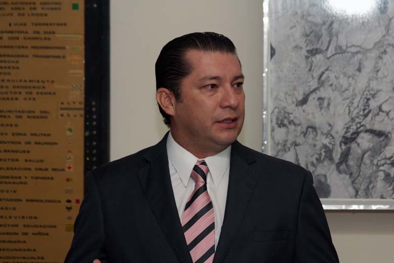 Jesús Morales Rodríguez, titular de la Dirección General de Protección Civil Estatal.