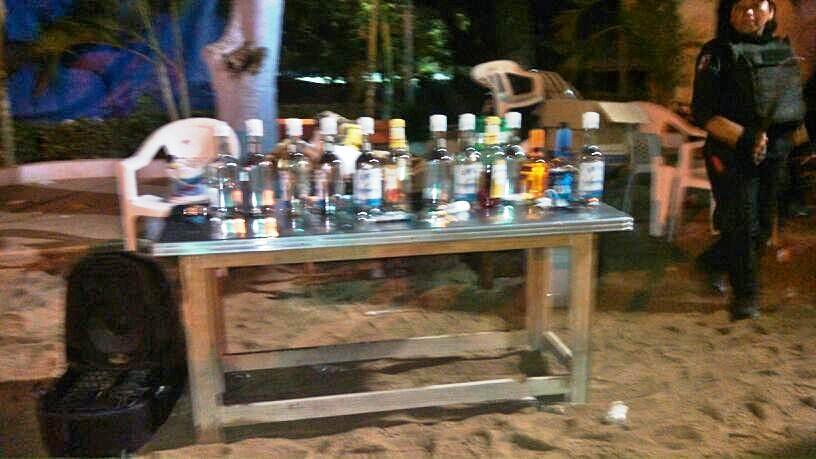 Botellas de vino de varias marcas fueron encontradas dentro del penal