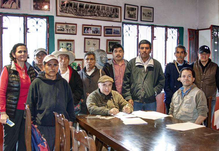 Ejidatarios respaldaron la conformación de esta reserva natural. 