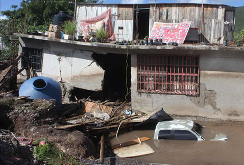 14 familas del municipio serán rehubicadas. 