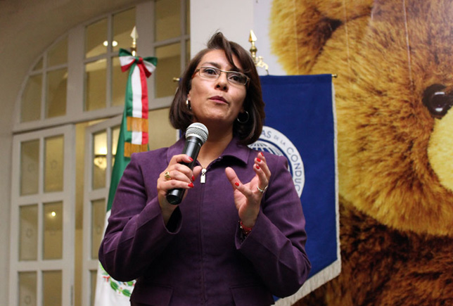 La jefa de la Unidad de Mediación, Mireya Miranda Carrillo