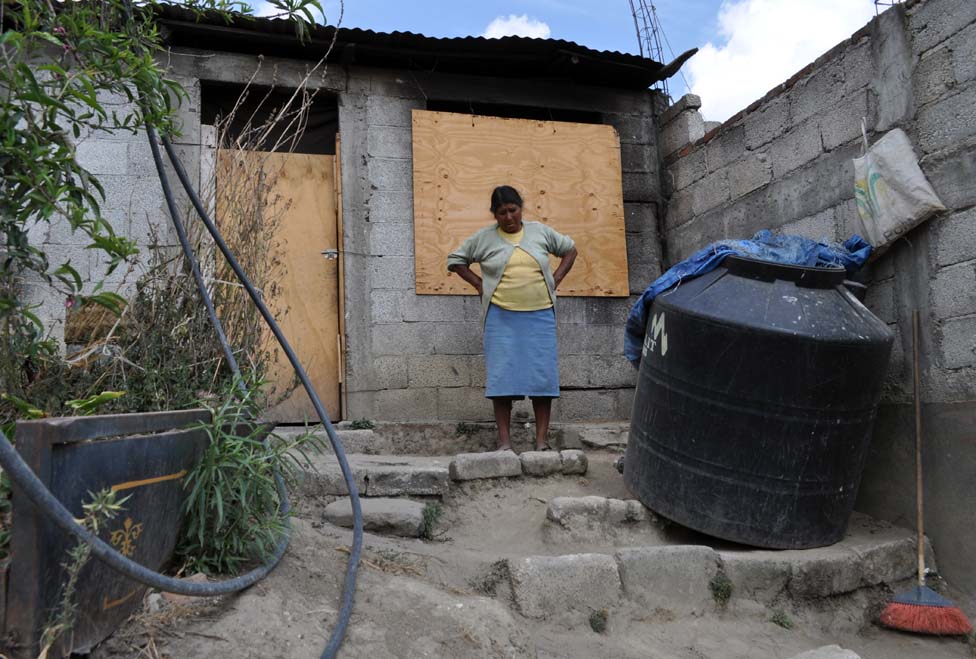 Condiciones de pobreza en Canoa.