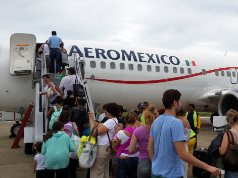 Aumentó el tráfico de pasajeros de Aeroméxico 