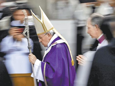 El 13 de marzo cumplirá su primer año de pontificado.