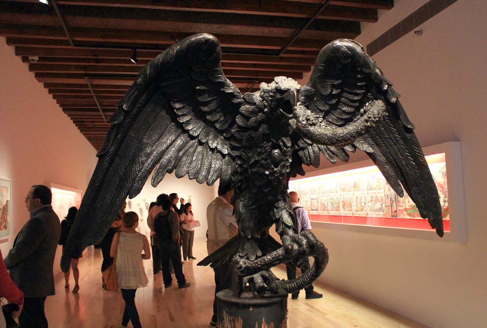 Muestra "Ruta Mística" que se exhibe en el Museo Amparo.