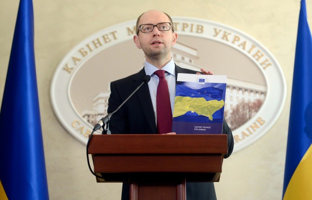 Arseni Yatseniuk, primer ministro ucraniano (Archivo).
