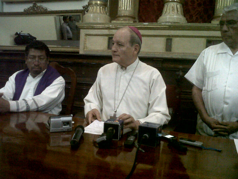 El arzobispo de la Oaxaca, José Luis Chávez Botello