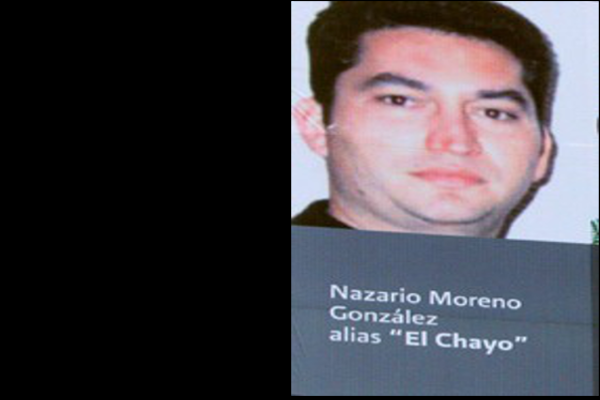 Nazario Moreno, alias 'El Chayo', murió hoy en un enfrentamiento con militares y marinos. 
