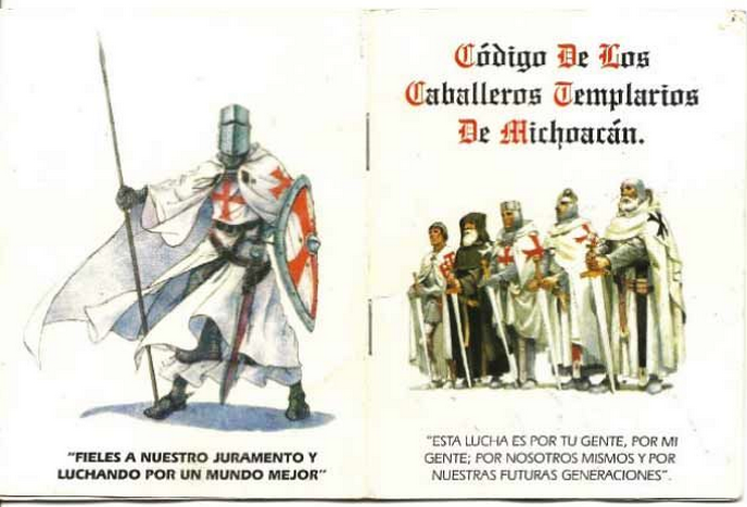 Cuadernillo de código de conducta de Los Caballeros Templarios 
