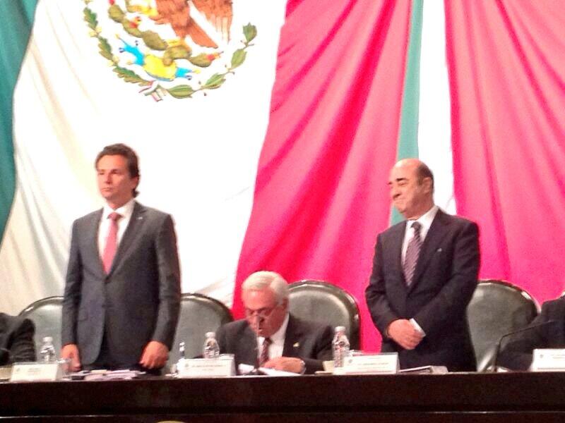 Lozoya y Murillo Karam comparecen ante diputados.