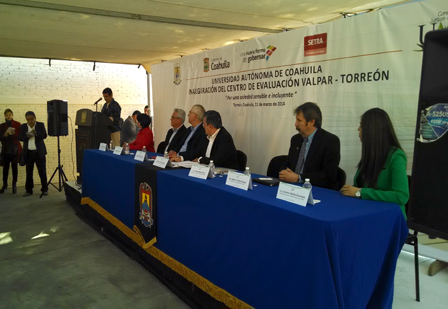 Apertura del Centro de Diagnóstico y Evaluación Valpar.