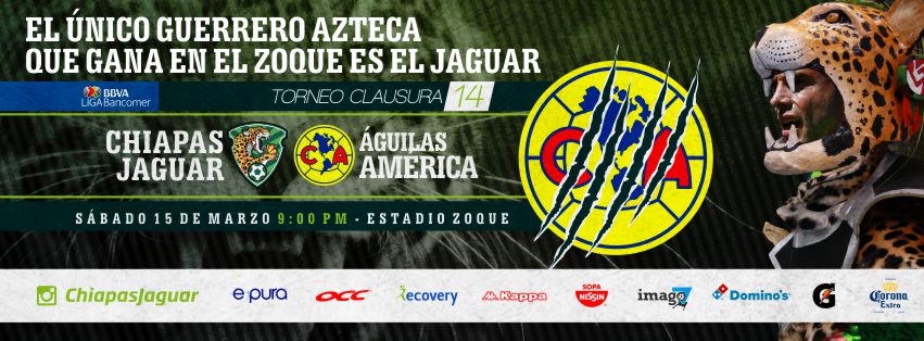 Desplegado Jaguaress vs América