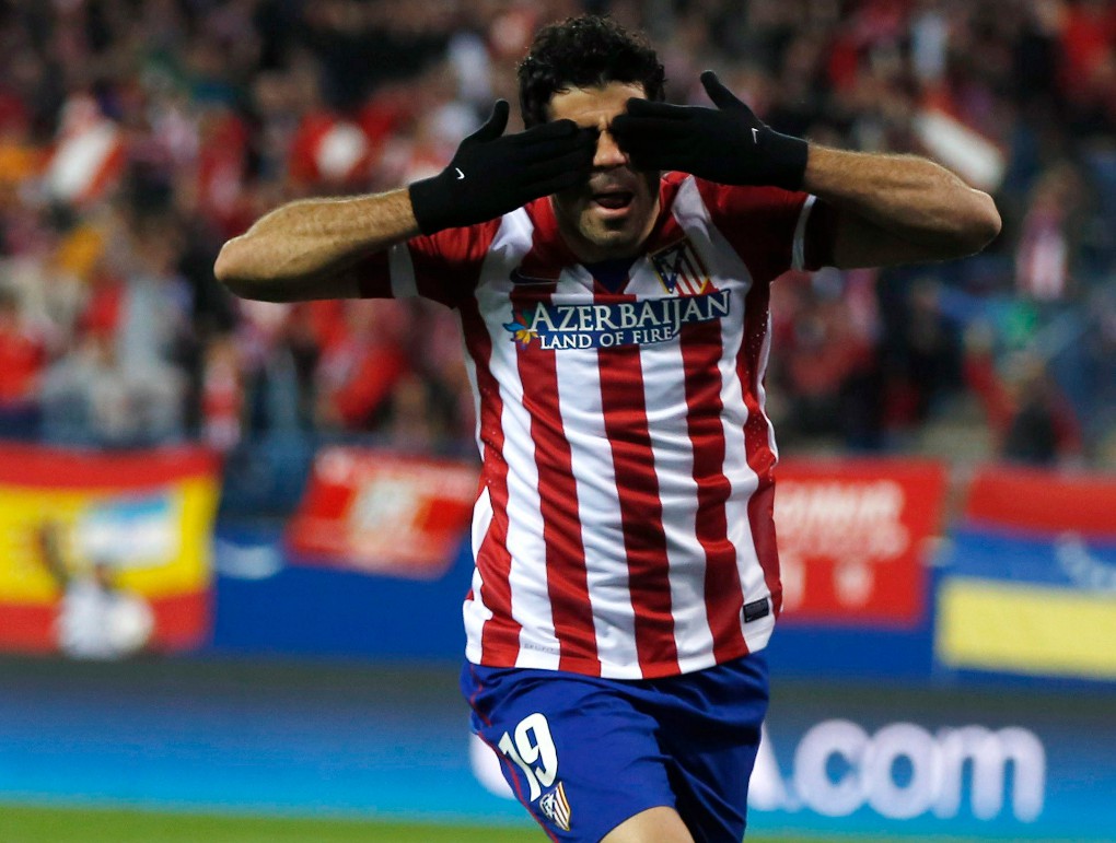 Diego Costa abrió para los colchoneros 