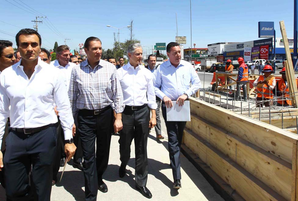Recorrido por las obras de la línea 2 de RUTA.