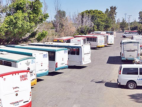 Fueron camiones de las rutas 78, 380, 52D, 258A y 110. 