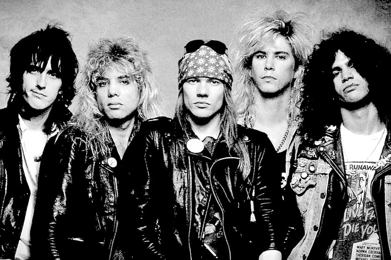 Guns N´Roses era una de las bandas.