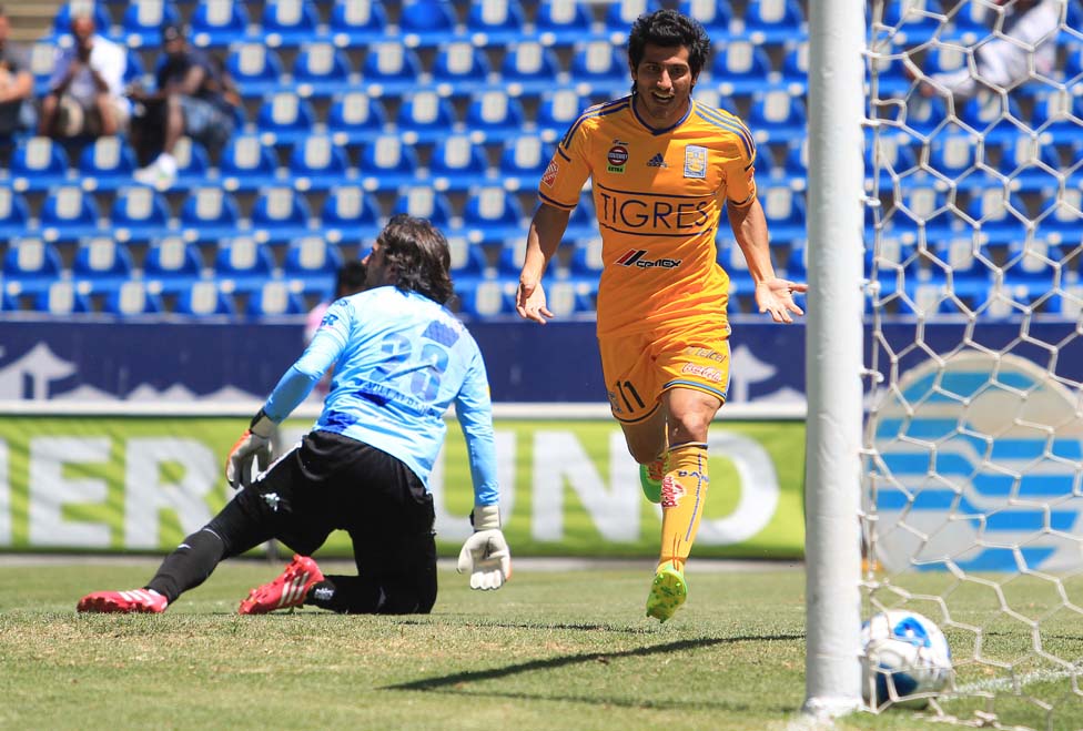 Damián Álvarez anotó el único gol de la victoria de Tigres sobre La Franja.