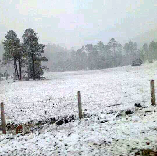 Los municipios serranos así se miran tras las fuertes nevadas que cayeron desde la mañana.