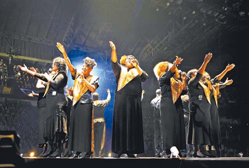 Participará el Harlem Gospel Choir. 