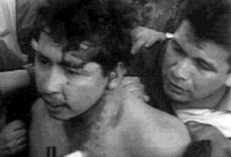 Mario Aburto detenido en Lomas Taurinas.
